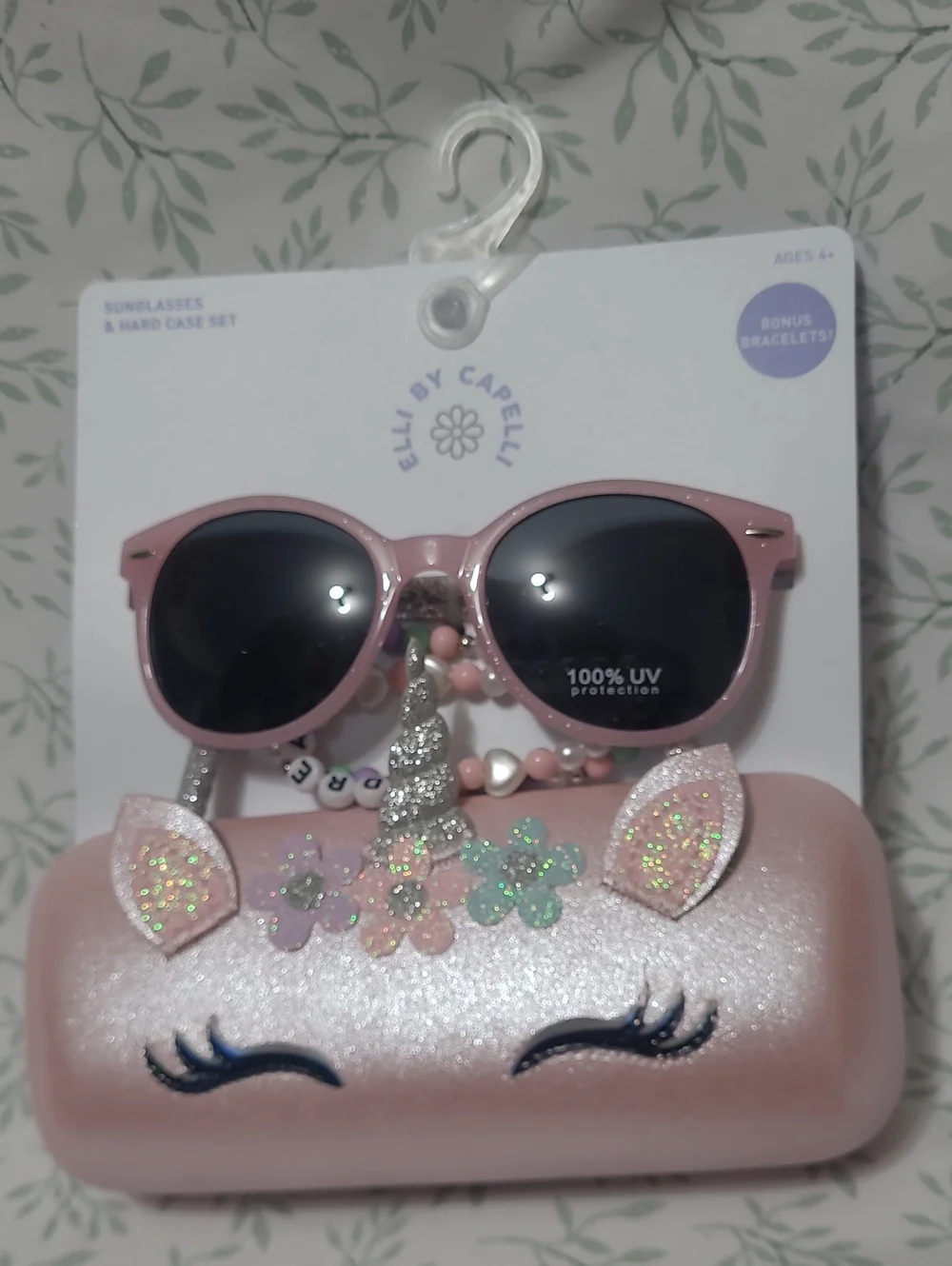 Capelli of New York Pink Kids Sunglasses with Unicorn Case